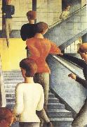 Oskar Schlemmer Bauhaus Stairway oil painting reproduction